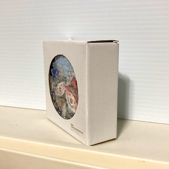 Joyful Snow Friends Christmas Holiday Drink Coasters Cork Bottoms 3.5" x 3.5" - Picture 7 of 12